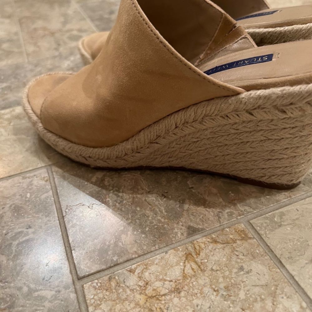 Stuart Weitzman Tan Wedge Slide - image 2